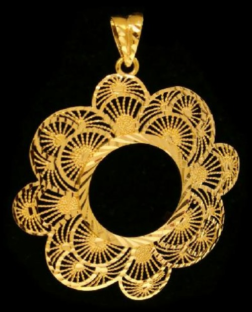 21K Gold Coin Frame – 35376